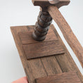 Load image into Gallery viewer, RARE Dave Williams Rustic Tudor Plank Trestle Table from 500-Year-Old Cottage Wood