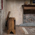 Load image into Gallery viewer, Tudor Gothic Carved Wooden Coffer Storage Chest with Hinged Lid 1:12 Scale