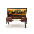 Load image into Gallery viewer, Ralph Partelow Handcrafted German Clavichord with Painted Lid 1974, 1:12 Scale
