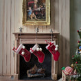 Load image into Gallery viewer, Pete Acquisto Sterling Silver Santa in Chimney Stocking Holder 1:12 Scale IGMA