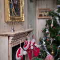 Load image into Gallery viewer, Peter Acquisto Sterling Silver Snowman Stocking Hanger Christmas Decor