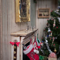 Load image into Gallery viewer, Peter Acquisto Sterling Silver Santa Claus Stocking Hanger Christmas Decor
