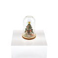 Load image into Gallery viewer, Arnold Volker “Village on a Christmas Tree” Micro German Village Under Glass Cloche
