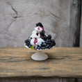 Load image into Gallery viewer, Gosia Suchodolska Miniature Blackberry & Blueberry Pavlova on White Porcelain Stand