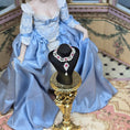 Load image into Gallery viewer, RESERVED MADAME Y Sun Lemmens La Peregrina Pearl Necklace Replica on Display Bust WEARABLE for Doll