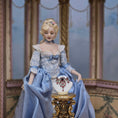 Load image into Gallery viewer, RESERVED FOR MADAME Y Sun Lemmens Baring Ruby Necklace Replica on White Bust Wearable for Dolls