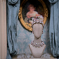 Load image into Gallery viewer, Sun Lemmens Rococo Pink Pearl & Crystal Parure Set with Tiara, Necklace & Earrings