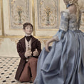 Load image into Gallery viewer, RARE Sun Lemmens Solitaire Engagement Ring in Leather Box Dollhouse Wearable