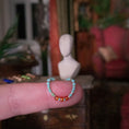 Load image into Gallery viewer, Lynn O’Shaughnessy Turquoise, Sterling & Carnelian Sunstone Necklace IGMA Fellow