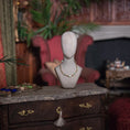Load image into Gallery viewer, Lynn O’Shaughnessy 1:12 Scale Peridot & 10kt Gold Miniature Wearable Necklace