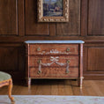 Load image into Gallery viewer, Vintage 1996 Gustavian Commode by Charlotte Hunt Hand Painted, Fabulous Hardware