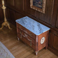 Load image into Gallery viewer, Vintage 1996 Gustavian Commode by Charlotte Hunt Hand Painted, Fabulous Hardware