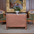 Load image into Gallery viewer, Vintage 1996 Gustavian Commode by Charlotte Hunt Hand Painted, Fabulous Hardware