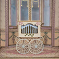 Load image into Gallery viewer, Vintage Working Musical Barrel Organ Cart by German Artist Hans Meier 1:12