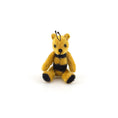Load image into Gallery viewer, Anna Braun OOAK Bumblebee Teddy Bear with Mesh Wings and Antennae, Jointed