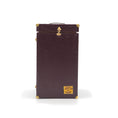 Load image into Gallery viewer, RESERVED FOR Judy Greenwell Jose Gomez Leather Travel Humidor Cabinet with Miniature Cigars, Drawers & Brass Hardware