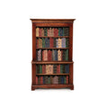 Load image into Gallery viewer, Alan Barnes Tarbena Miniatures Walnut Library Bookcase with Hand Painted Book Shelves