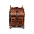 Load image into Gallery viewer, Orvin Benonie Fjare Victorian Wooton Patent Cabinet Secretary Desk with Working Compartments