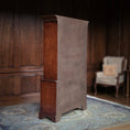 Load image into Gallery viewer, Alan Barnes Tarbena Miniatures Walnut Library Bookcase with Hand Painted Book Shelves