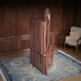 Load image into Gallery viewer, Pierre Zador French Louis XV Marquetry Corner Display Cabinet, Porcelain Medallion 1993