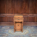 Load image into Gallery viewer, John Davenport Edwardian Davenport Writing Desk with Floral Marquetry & Drawers, 1992