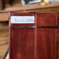Load image into Gallery viewer, Sylvia Rountree Functional Aged Leather Steamer Trunk with Travel Labels & Storage