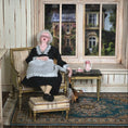 Load image into Gallery viewer, Jain Squires Sleeping Older Exhauster Maid 1:12 OOAK The Giddy Kipper Clay Doll