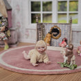 Load image into Gallery viewer, Joan Blackwood Blonde Crawling Baby 1:12 Sculpted Porcelain Miniature Doll