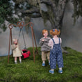 Load image into Gallery viewer, Julie Campbell Sad Pouting Little Girl Doll in Overalls 1:12 IGMA Artisan Sculpted