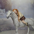 Load image into Gallery viewer, Little Girl Doll in Floral Dress by Marina Suzdaltseva OOAK Artisan Doll