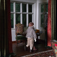 Load image into Gallery viewer, 1:12 Scale Little Boy Doll in Tweed Jacket by Marina Suzdaltseva Hand-Sculpted