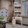 Load image into Gallery viewer, Pat Boldt Antique-Style Porcelain Doll's Doll with Leather Body on Ornate Metal Bed