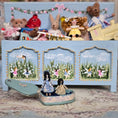 Load image into Gallery viewer, Deb Jackson Pair of Miniature Dolls in Heart-Shaped Keepsake Box 1:12 Scale