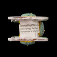 Load image into Gallery viewer, June Sprigg Tooley Cat-Shaped Upholstered Rocker Dollhouse Miniature