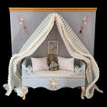 Load image into Gallery viewer, Helen Archoleka Pastel Nursery Day Bed Vignette Dollhouse Miniature