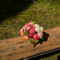 Load image into Gallery viewer, Gosia Suchodolska IGMA Artisan Miniature Peony Arrangement in Ceramic Vase Exclusive