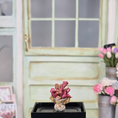 Load image into Gallery viewer, Jane Kilkenny REAL Tiny Spanish Rose Floral Arrangement in Lace