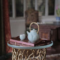 Load image into Gallery viewer, Celadon Chinese Teapot Set & Serving Tray IGMA Troy Schmidt Porcelain