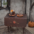 Load image into Gallery viewer, Halloween Ghost & Pumpkin Chocolate Cake OOAK Dessert & Extra Slice