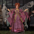 Load image into Gallery viewer, Vintage Miniature Character Doll OOAK Winifred Sanderson Doll Silk Gown Sculpted Clay