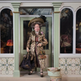 Load image into Gallery viewer, Suspicious Wealthy Lady Original Marcia Backstrom Sculpted Dollhouse Doll