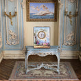 Load image into Gallery viewer, Antique Viennese Enamel Miniature Travel Clock with Georgian Lovers