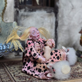 Load image into Gallery viewer, Creepy Seated Clay Little Girl Child Doll OOAK Vintage Hand Sculpted Dollhouse Miniature