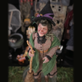 Load image into Gallery viewer, Friendly Witch by Creager Studios OOAK Sculpted Clay Halloween Character Lady Doll