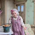 Load image into Gallery viewer, Old Woman Doll & Faithful Dog Original Sculpts Jain Squires UK Giddy Kipper
