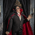 Load image into Gallery viewer, Count Dracula Miniature OOAK Hand-Sculpted Clay Vampire Character Doll by Marcia Backstrom
