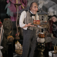 Load image into Gallery viewer, Artisan Dollhouse OOAK Miniature Art Creepy Gentleman Doll "Lurch" 1/12 Scale Sharon Cariola