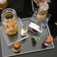 Load image into Gallery viewer, 6-Piece Witch’s Apothecary Jar Set OOAK Halloween Potion Bottles with Poison & Bat Wings