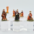 Load image into Gallery viewer, Set of nativity scene figurines (the three wise men) on a white background