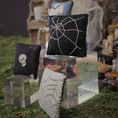 Load image into Gallery viewer, Halloween Pillow Set Artisan Handmade Miniature Spooky Decorative Cushions (Set of 4)